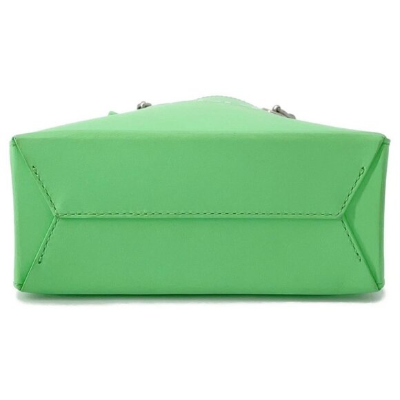 FENDI Small Shopping Bag Size Small Leather Light Green 8BH382 - Picture 3 of 15